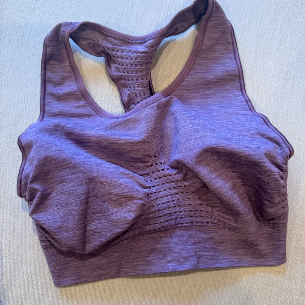 Sweaty Betty Purple Racerback Sports Bra